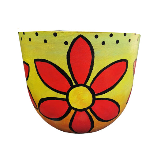 Hand Painted Concrete Pots  - Camino - Oopsydaisy